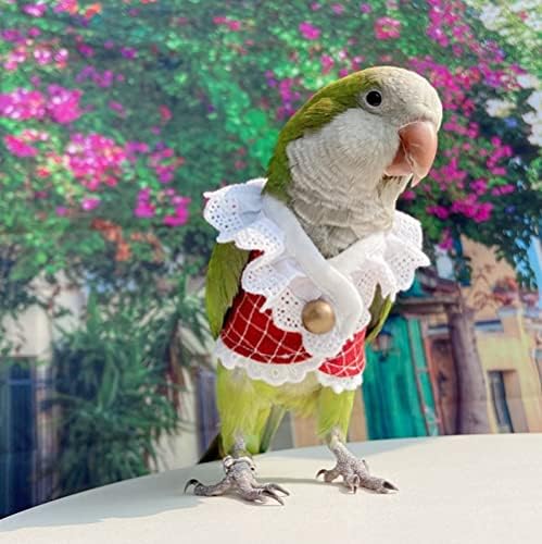 KUNBIUH Kuş Giysileri Pamuk Kazak Kuş Uçuş Takım Elbise Papağanlar için Afrika Griler Parakeet Cockatiel Güneş Conure