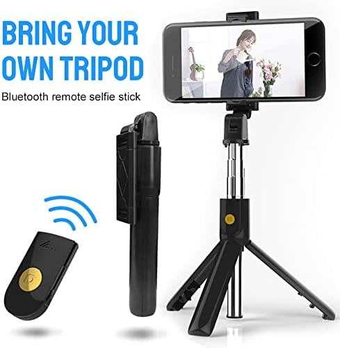 JUNJIE cep Telefonu özçekim çubuğu tripod standı ile Kablosuz Uzaktan Kompakt Boyutu,Hafif,Uzun Boylu Uzatılabilir