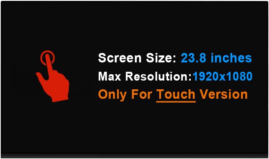 LCD Değiştirme Lenovo Ideacentre AIO için 520-24AST 520 - 24IKL 520-24IKU 520-24ARR F0D3 Dokunmatik Ekran 23.8 Ekran