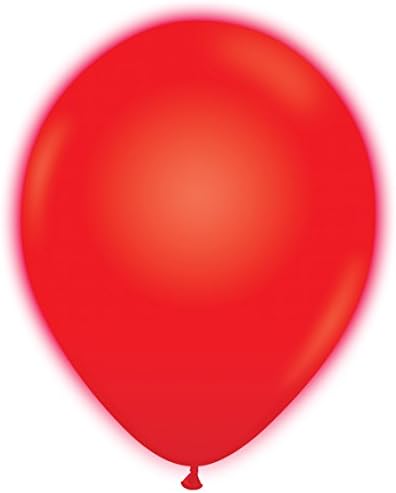 Qualatex Q-Lite Led Aydınlatmalı Lateks Balonlar, 5 CT, Renkler değişebilir
