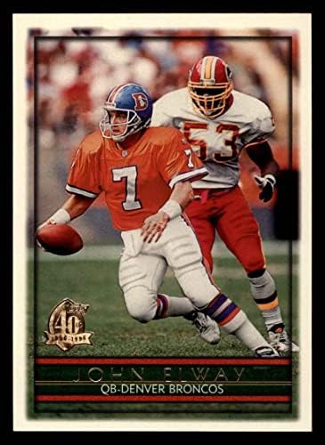 1996 Topps 320 John Elway Denver Broncos (Futbol Kartı) NM / MT Broncos Stanford