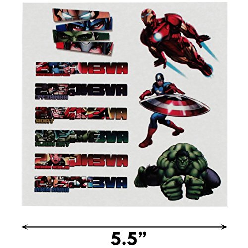 Marvel Avengers 25 Geçici Dövmeyi Birleştirdi