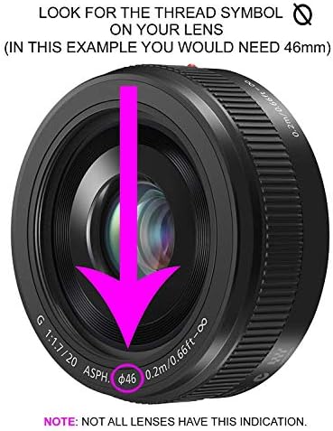 Pentax K10D ile Uyumlu Pro Dijital Lens Kapağı (Petal Tasarım) (62mm)