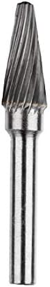 Yeni Lon0167 2/5 Kafa Özellikli 6mm matkap delik güvenilir etkinlik Tungsten Karbür Döner Dosya Gravür Taşlama Bit
