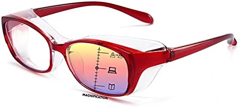Dollger güvenlik gözlükleri Okuyucular ile 1.5 2.0 1.0 İlerici Multifocus Anti Sis ve Mavi ışık engelleme okuma gözlüğü