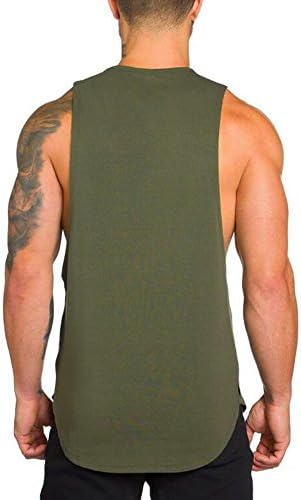 UBST Erkek Spor Tankları Egzersiz Vücut Geliştirme Stringer Tankı Üstleri Erkekler için Kas Atlet T Shirt Atletik