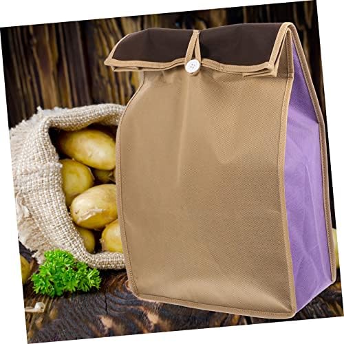 BESTonZON Patates Saklama Çantası Keten saklama çantası s Oyuncak Saklama çantası Yıkanabilir Bakkal Torbaları Sarımsak