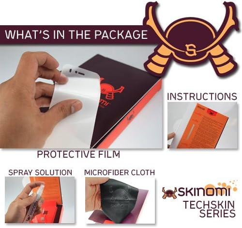 Skinomi Ekran Koruyucu ile Uyumlu Samsung Galaxy S5 Spor Temizle TechSkin TPU Anti-Kabarcık HD Film