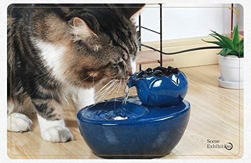 AALİNAA pet Su Sebili Kedi su çeşmesi,Kediler ve Köpekler için Seramik Pet içme çeşmesi - Filtreli Otomatik Sessiz
