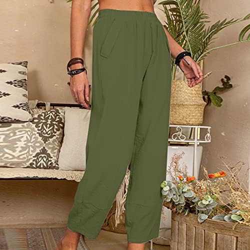 Sweatpants Kadınlar için, Sweatpants Kadınlar Low Rise Harem Elastik Bel Pantolon Düz Pantolon Pantolon Salonu Cepler