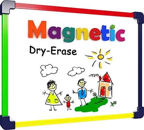 Manyetik Kuru Silme Kurulu Çocuklar için Beyaz Tahta 9”x 12” İçerir Beyaz Tahta Çocuklar için Yazma Öğrenme ve Çizim