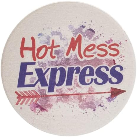 Ganz Hot Mess Express Araba Altlığı, 3 inç Çap, Dolomit