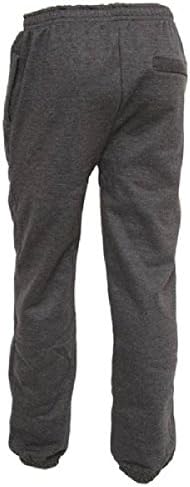 Moda Oasis erkek Polar Koşu eşofman Altları Pantolon Pantolon 4XL Kömür Grisi