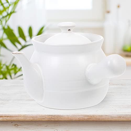 Luxshiny Çay makinesi seramik tıbbı Pot Geleneksel Çin Kaynatın Tıp Ocak Sağlık Kaynatma Pot Kil çorba pişirme Pot