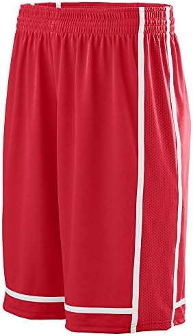 Augusta Sportswear Galibiyet Serisi Şort XL Kırmızı / Beyaz