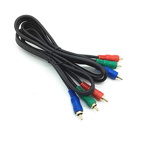 XENOCAM RCA 5FT RGB Komponent Video Kablosu HDTV için Kırmızı / Yeşil / Mavi konnektörler 3 Erkek 3 Erkek…