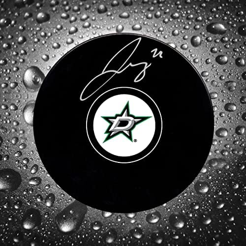 Jake Oettinger Dallas Yıldızları İmzalı Disk-İmzalı NHL Diskleri