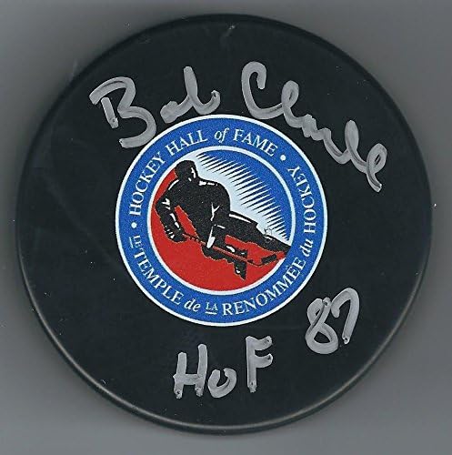 İmzalı BOBBY CLARKE Onur Listesi Hokey Diski-İmzalı NHL Diskleri