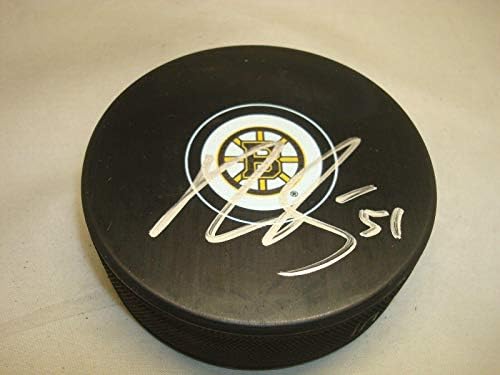 Ryan Spooner İmzalı Boston Bruins Hokey Diski İmzalı 1C İmzalı NHL Diskleri