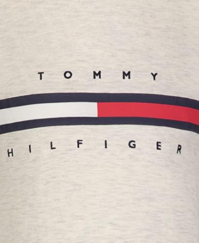 Tommy Hilfiger Kızların Tek Beden Kısa Kollu Parçalı Bayraklı Tişört Elbise