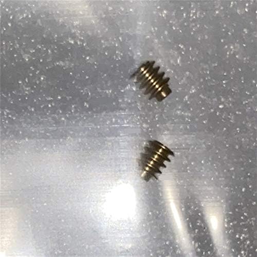 ZHENGGUİFANG ZGF-BR 2 adet 0.3 M Bakır Solucan 0.98 1MM (Dış Çap 3.8/4/5mm) Dişliler (Delik Çapı : 0.98 mm, Diş sayısı: