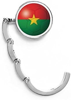 Burkina Faso Ulusal Bayrak Futbol Masa Kanca Dekoratif Toka Uzatma Katlanabilir Askı