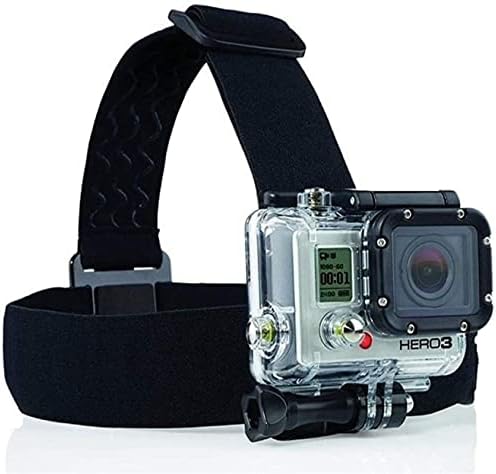 Navitech 8 in 1 Eylem Kamera Aksesuarı Combo Kiti ile Kırmızı Kılıf ile Uyumlu GoPro HERO10 Siyah Su Geçirmez Eylem