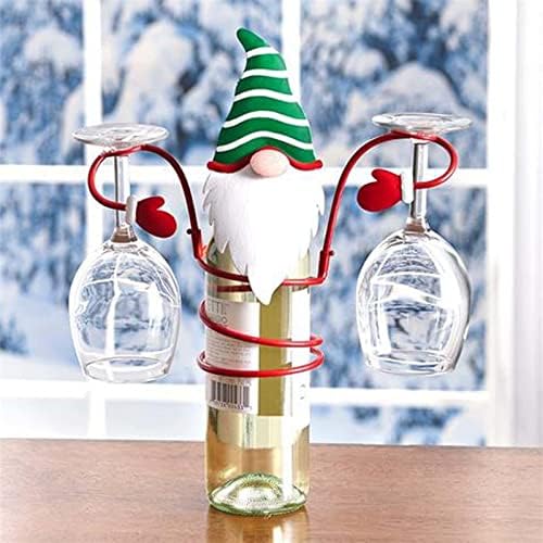 JINYISI Noel Partisi şarap bardağı Tutucu Noel şarap bardağı Tutucu Noel Süslemeleri Ev mobilyası Kadeh Ekran Standı