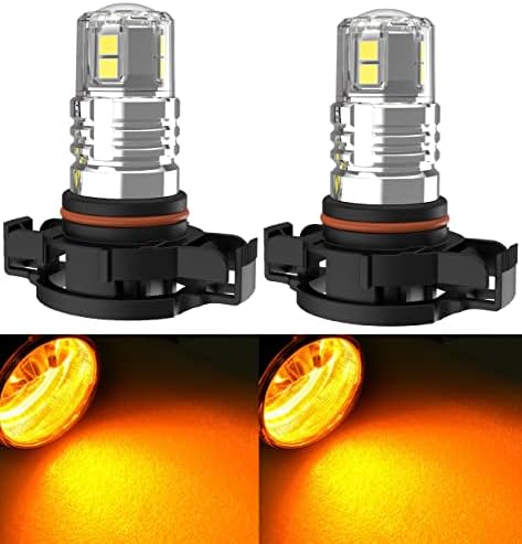 Formula-J87 LED Ampuller PS24W FF 5202 12086 Sis Lambası Değişimi (2'li Paket) (Sarı Turuncu)