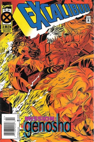 Excalibur 86 (Gazete Bayii) VF / NM ; Marvel çizgi romanı / Warren Ellis 1. Pete Bilgeliği