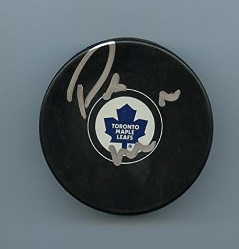 Pierre-alexandre Parenteau Toronto Maple Leafs İmzalı Hokey Diski W/ - İmzalı NHL Diskleri