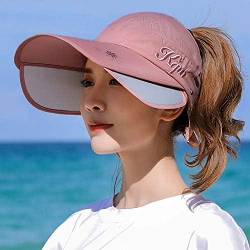 Sunproof Kap Disket Plaj Packable Visor Açık Bayan Güneş Kremi Geniş Ağız Plaj Güneşlik Şapka Kız Spor Dişli UV Koruma