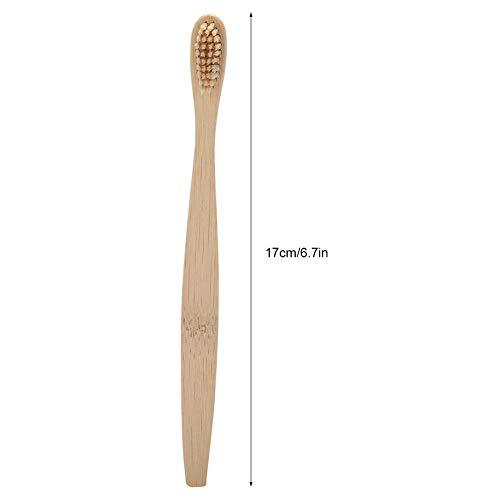 Antilog Diş Fırçası, Bambu Diş Fırçası Biode gradable Yumuşak Çevre Dostu Naylon Kıllar 6 Renk Diş Fırçaları (1)