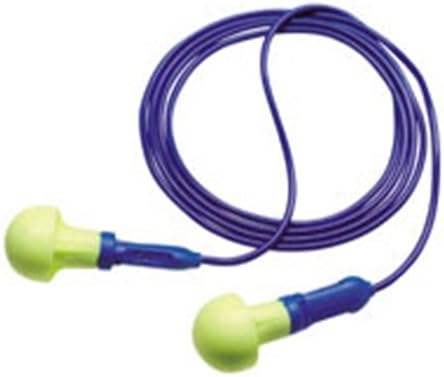 E-A-R® Pushins™ Mantar Şekilli EARform™ Köpük Kablolu Kulak Tıkacı Kullanın (Poli Torba Başına 1 Çift, Kutu Başına