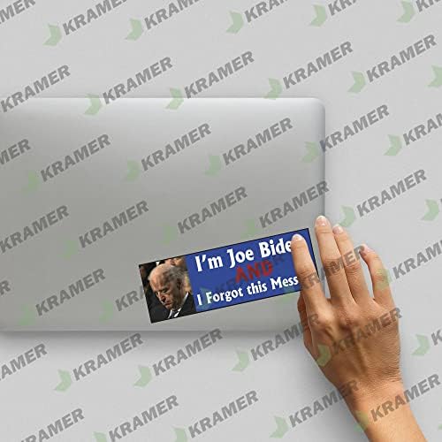 Kramer Uykulu Joe Biden Anti Demokrat Sticker Araba Vinil Çıkartması Kamyon Pencere tampon çıkartması Laptop Çıkartması