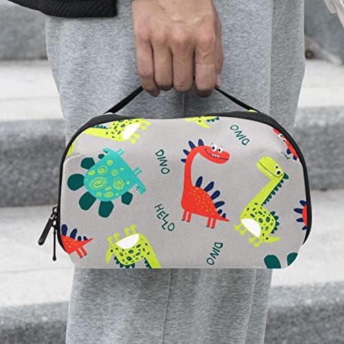 Bayan ve Kız Merhaba Kırmızı Yeşil Mavi Dinozor Makyaj Çantası Ferah kozmetik çantası Kılıfı Çanta fermuarlı çanta