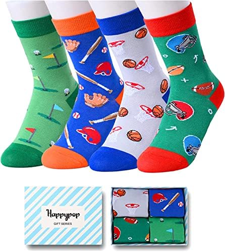 HAPPYPOP Erkek Çorap Yenilik Çılgın Köpekbalığı Çorap Uzay Çorap Gıda Dinozor Tembel Hayvanlar Çorap Çocuklar için