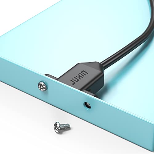 JUXINICE 2 Paketi USB2.0 Erkek Kadın Uzatma Kablosu ile Kulaklar Sabit olabilir Çeşitli Şasi/Dolapları/Panelleri USB