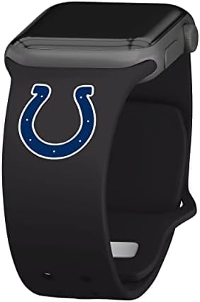 Oyun Zamanı Indianapolis Colts Silikon Spor saat kayışı Apple Watch ile Uyumlu