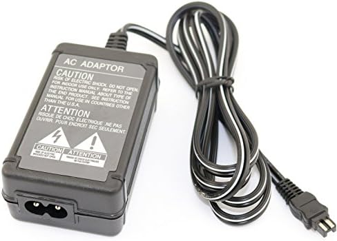 Süper Güç Kaynağı AC/DC Adaptör Şarj Cihazı Sony HandyCam DCR-SR47 DCR-SX60 Kamera