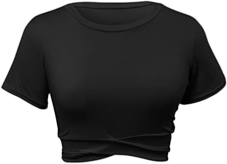 Degrade Yaz Tişörtü Retro Moda Rahat Kolsuz Hafif Artı Boyutu T-Shirt Kadın Ekip Boyun