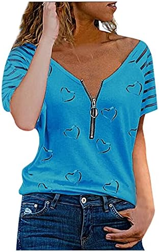 Yubnlvae Kravat boya Nefes Yaz Kısa Kollu Temel Moda Rahat Artı Boyutu Ekip Boyun Tişörtü Kadın Tişörtü