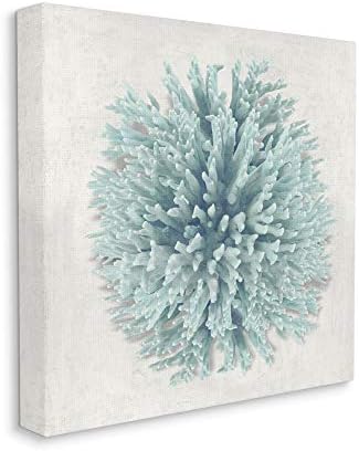Caroline Kelly Art tarafından tasarlanan Stupell Industries Mercan Topu Mavi Deniz Plajı Tasarımı, 12 x 12, Duvar