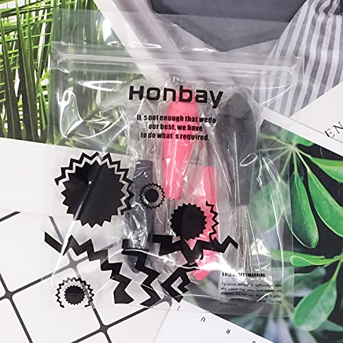 Honbay 4 ADET Saç Fırçası Temizleme Aracı Mini Tarak Temizleyici Fırça Küçük Saç Fırçası Tarak Plastik Saplı Kaldırmak