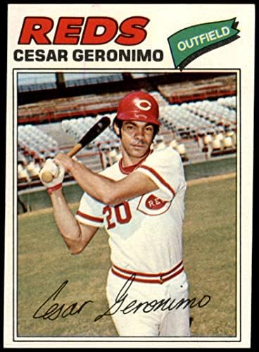 1977 Topps 535 Cesar Geronimo Cincinnati Kırmızıları (Beyzbol Kartı) VG/ESKİ Kırmızılar