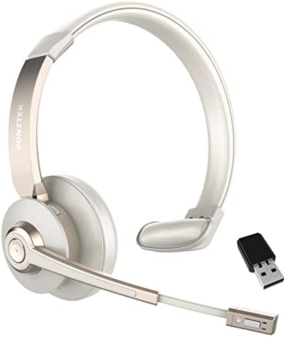 Kablosuz Kulaklık, Mikrofon Gürültü Önleyici ve USB Dongle ile Kamyon şoförü Bluetooth Kulaklık, Cep telefonu görüşmesi