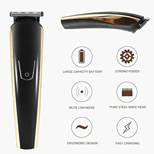 MAYiT saç makasları Erkekler için, çok fonksiyonlu 5-in-1 Elektrikli Giyotin Kiti USB Saç Sakal Burun Saç Düzeltici