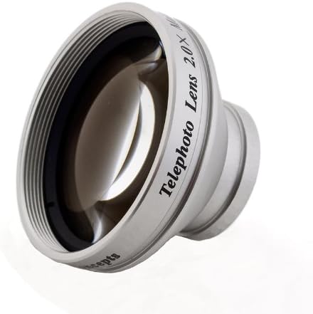 2.0 x Yüksek Dereceli Telefoto Dönüşüm Lens (37mm) Sony Handycam İçin DCR-DVD508