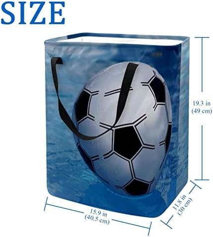 DJROW çamaşır sepeti Organizatör Futbol Arka Plan Katlanabilir Depolama kollu sepet Sepetleri Oyuncak Giyim Organizasyonu