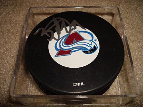 Peter Budaj İmzalı Hokey Diski İmzaladı Colorado AVS Çığ a-İmzalı NHL Diskleri